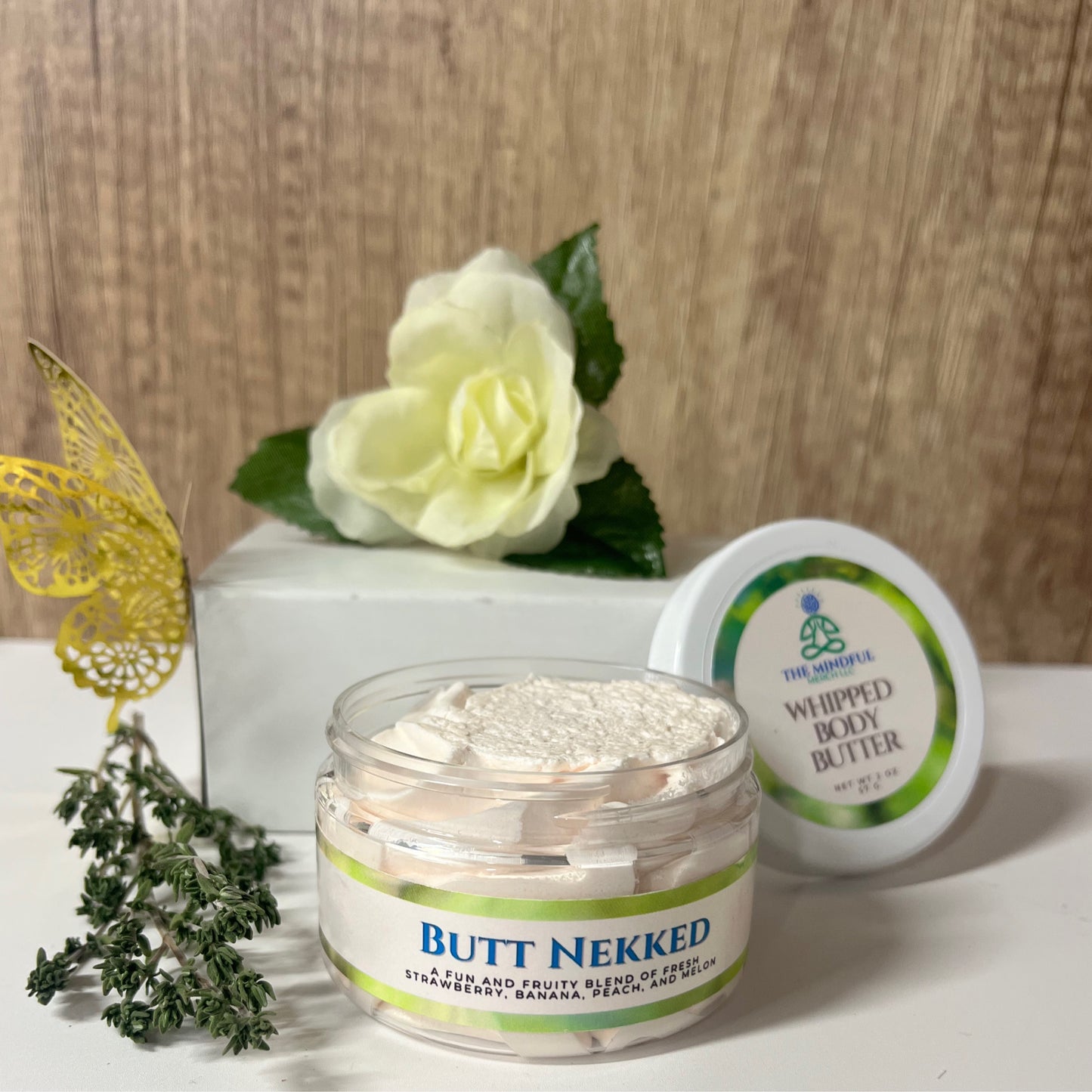 Butt Nekked Whipped Body Butter  4oz Jar