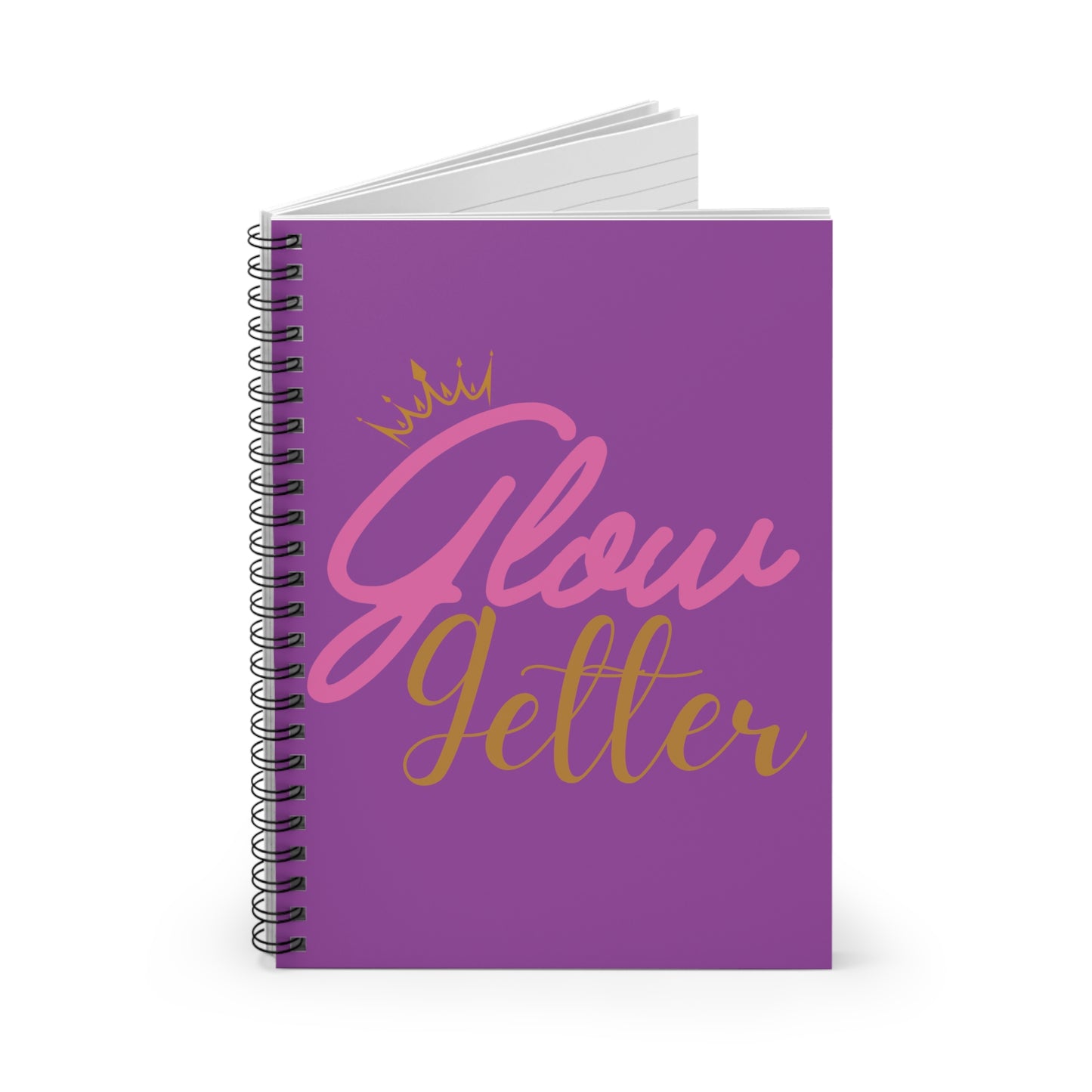 "Unstoppable Glow 2025 Spiral-Bound Journal - Your Path to Growth and Greatness"