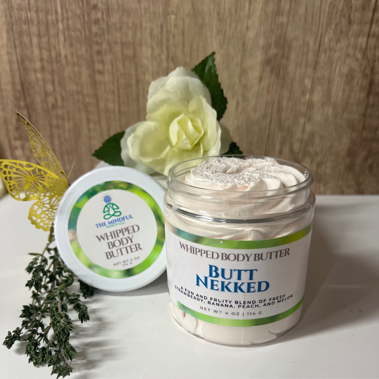 Butt Nekked Whipped Body Butter (8oz Jar)