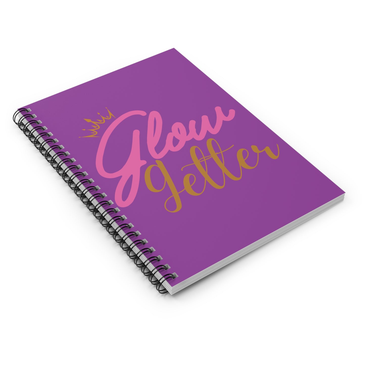 "Unstoppable Glow 2025 Spiral-Bound Journal - Your Path to Growth and Greatness"