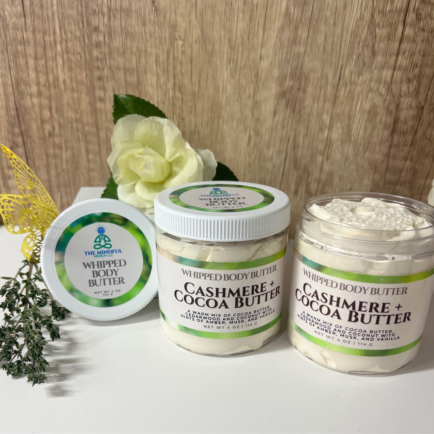 Cashmere + Cocoa Butter Whippes Body Butter (8oz Jar)