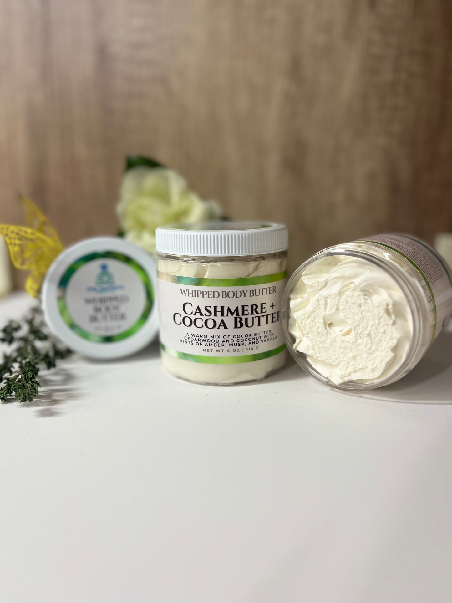 Cashmere + Cocoa Butter Whipped Body Butter 4oz Jar